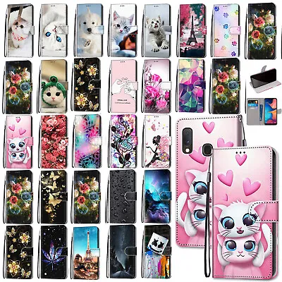 For Samsung A10s A20s A6/A7/A9 2018/M10/M20/M30 Magnetic Cute Case Leather Cover • $9.98