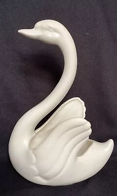 Beautiful Large White Vintage Swan Planter By Maddux Of California • $14