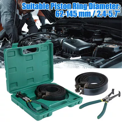 14PCS Motorcycle Motobrike Piston Ring Clamp Compressor Plier Tool Repair Kit US • $24.91