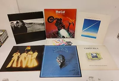 15 X Rock 12  LP Vinyl Record Joblot-Meat Loaf Eagles U2 Chris Rea De Burgh (56) • £21