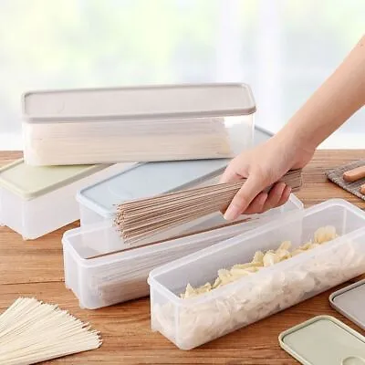 Spaghetti Noodle Pasta Container Box Dry Food Durable Food Storage Box • $13.84