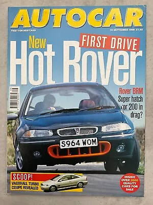 Autocar Magazine - 16 September 1998 - DB7 200BRM Viper Octavia 730d S-Clas • $9.33