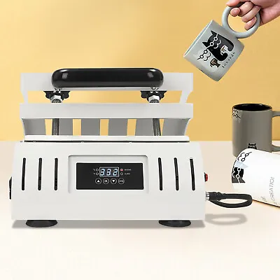 11-30oz Electric Desktop Tumbler Mug Heat Press Printing Machine Push Buttons US • $117.80