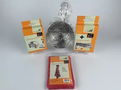 Ace Camp Pocket Stove Collapsible & Pan Set With Emergency Poncho & Blanket NEW • $13.49
