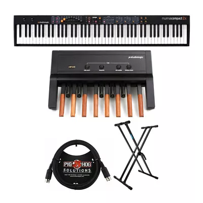 Studiologic Numa Compact 2x 88 Key Semi Weighted Keyboard Bundle • $1329.99