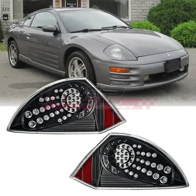 LED Clear Tail Lights Fit 2000-2005 Mitsubishi Eclipse GT GS Brake Lamps Pair • $99.99