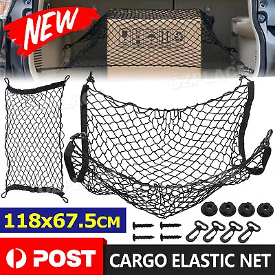 Car Net Large Boot Cargo Trunk Luggage Tidy Organizer Storage Universal MEL • $12.99