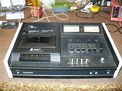 Nakamichi 500 Cassette Tape Deck 2 Head Dual Tracer Works But Needs Help • £39.41