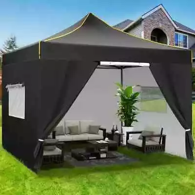 10x10ft Canopy For Outdoor Straight Leg Tent Heavy Duty Commercial Vendor Gazebo • $135.99