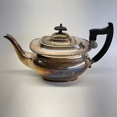 Vintage Sheffield England Silverplate Tea Pot 263 I.F.S. Ltd EPNS Black Handle • $40.49