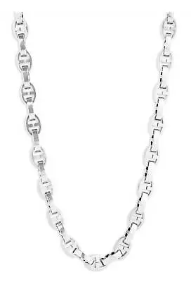 Harley-Davidson Men's 24 In. Single Link Chain Necklace - Brass Silver Plating • $174.95