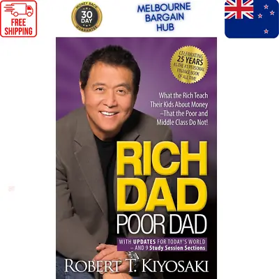 Rich Dad Poor Dad By Robert Kiyosaki | Paperback Book • $15.44