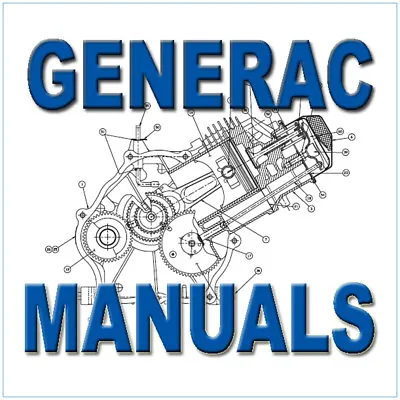 GENERAC RV Generator Motorhome NP IM Engine Repair Service Manuals -100- MANUALS • $19.94