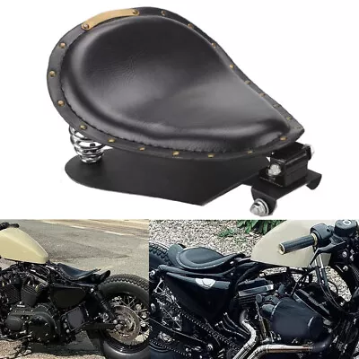 $69.21 • Buy Motorcycle Solo Seat 3  Spring Base For Yamaha V Star 1300 1100 950 650 Bobber