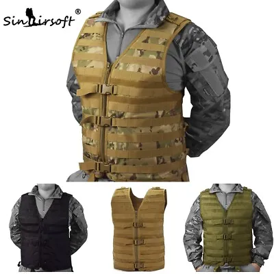 Tactical Vests Military SWAT Combat Hunting Molle Army Paintball Jacket Carrier • $44.99