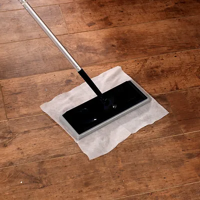 £11.90 • Buy Electrostatic Static Wooden Floor Duster Cleaning Mop + Wipes 30 Pack Refills 