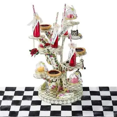 Truly Alice Mad Hatter Tea Party Tree Shaped Cupcake Stand • £18.95