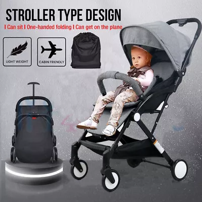 $138.99 • Buy New 2022 Lightweight Compact Baby Stroller Pram Easy Fold Travel Carry On Plane