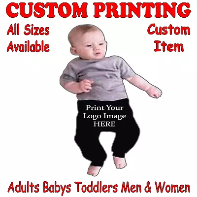 Baby SWEATPANTS All Sizes Available Personalized Custom Printing Names Images • $30