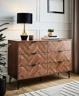 Walnut Sideboard Chest Of Drawers • £229