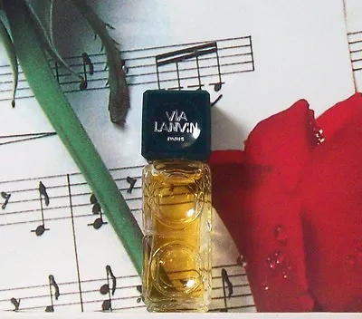 Via Lanvin Perfume Splash Micro Mini 0.125 Oz. Vintage. Unbox. • $49.99