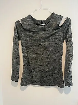 Rag And Bone Long Sleeved Top Silver Size Small • £10
