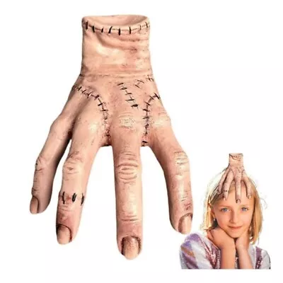 Wednesday Addams Family Thing Hand Cosplay Halloween Latex Resin Figurine Decor • $11.88