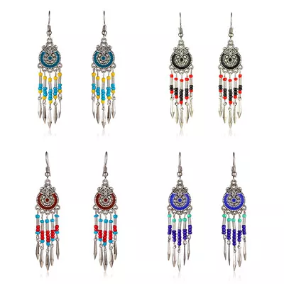 Indian Jhumka Jhumki Earrings For Women Bohemian Bells Tassel Statement Earring • $2.18