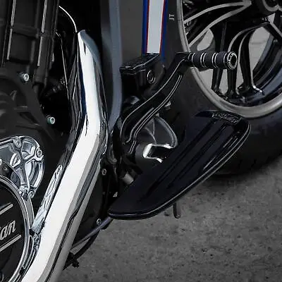 Indian Motorcycle Rider Floorboards With Inlays In Gloss Black Pair - • $329.99