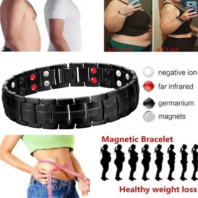 Men's Magnetic Lymph Drainage Lymph Detox Therapy Slimming Energy Bracelet • $9.99