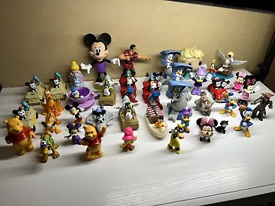 Lot Of 39 Assorted Disney Characters Figures Mickey Minnie Goofy Pluto Donald • $11.50