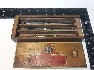 £3 • Buy Vintage Set 3 T&J Expanding Adjustable Reamers H1 H2 H3 7/16 -15/32  9.52+11.9mm