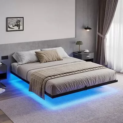 Floating Queen Led Bed Frame US SELLER • $129.97