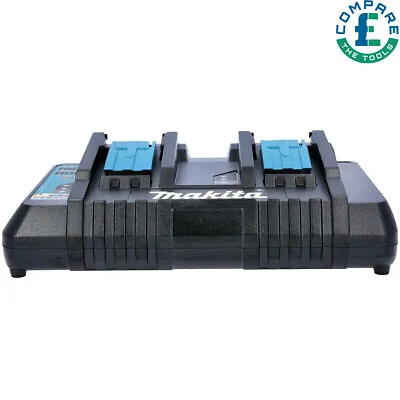 Makita DC18RD 240v 14.4-18V LXT Twin Port Rapid Battery Charger Genuine • £89.89