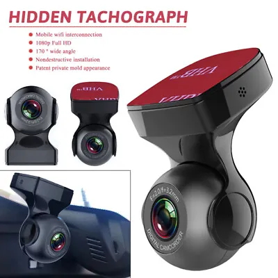 $34.66 • Buy WiFi Car Dash Cam 170° HD 1080P Vehicle Video DVR Recorder Camera G-Sensor T-
