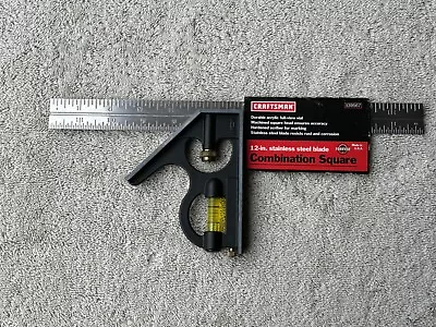 Craftsman 12  Combination Square #39567 - Made In USA Machinist Tool NOS UNUSED! • $55