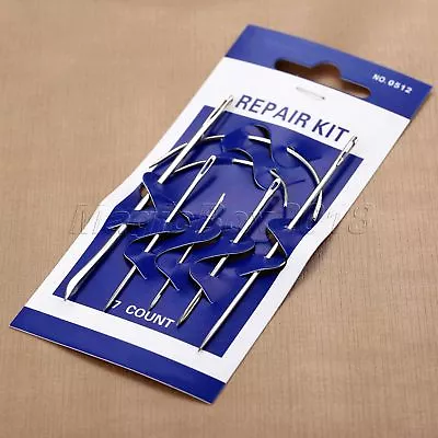 £2.14 • Buy 7PCS/SET Hand Repair Upholstery Leather Carpet Curved Sewing Needle Crochet Hook