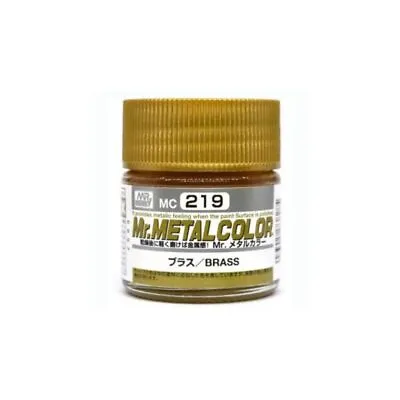 Mr. Hobby Mr. Metal Colour - 219 - Brass 10ml Acrylic Model Paint • £3.45