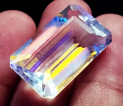 Loose Gemstone Rainbow Color Mystic Quartz 50 Ct Certified ~ HJM02 • $20.99
