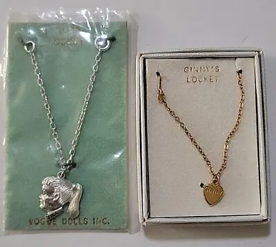 Vintage Vogue Jill & Ginny Doll Original Lockets Mint In Box Necklaces • $22