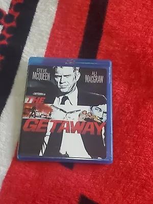 The Getaway (Blu-ray 1972) Widescreen Steve McQueen Ali MacGraw •MINT DISC• • $10.99