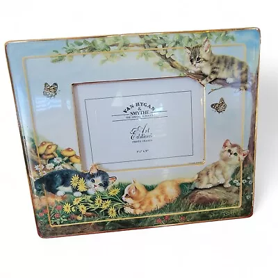 Van Hygan Smythe Cat Kitten Picture Frame Among Friends 3 1/2  X 5  Photo • $24