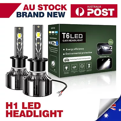 6000K H1 6000K LED Headlight Bulb 24000LM 200W Kit High/ Low Beam Super Bright • $33.53