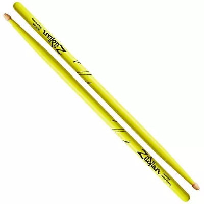 Zildjian 5A Acorn Neon Yellow Drumsticks NEW • $30.82