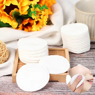 100PC Reusable Makeup Remover Pads Cotton Puff Facial Cleansing Pad For EyesY-ca • $3.89