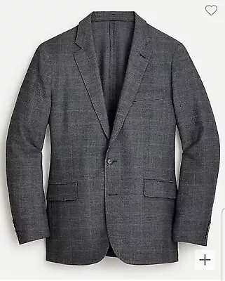 J. Crew Ludlow Slim Fit Unstructured Suit In Italian Stretch Plaid Seersucker • $199.99