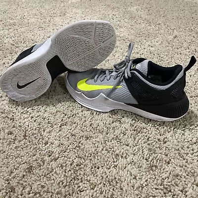 Nike Air Zoom Hyperace Volleyball Shoes #902367-007 Gray/Black Women’s Sz 7.5 • $0.99