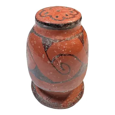 Vintage Native American Maricopa Pottery Single Salt Shaker Red Clay Tribal Art • $20