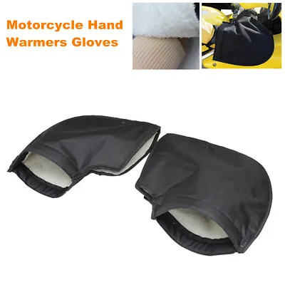 Winter Snowmobile Motorcycle Hand Warmers Gloves For Dirt Bike Scooter Moped ATV • $26.99