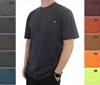 Dickies Men's Jersey T-Shirt 50/50 Heavyweight Short Sleeve Pocket Crew Neck Tee • $14.99